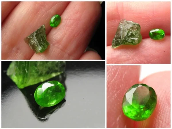 Set Diopside gem 0,38 ct - Image 2