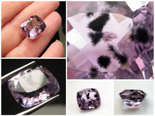 Hollandite in Amethyst 16,25 ct - Image 2